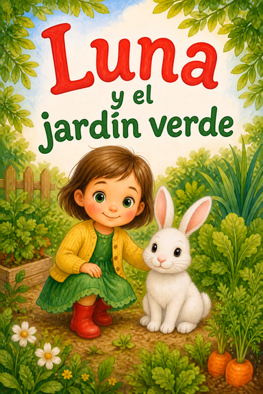 Luna y el jardín verde