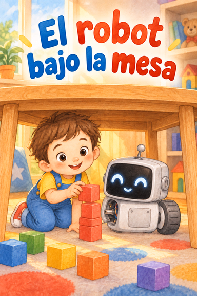 El robot bajo la mesa