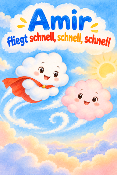 Amir fliegt schnell, schnell, schnell