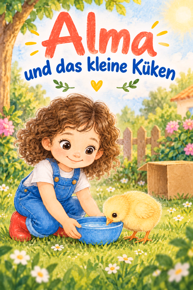 Alma und das kleine Küken