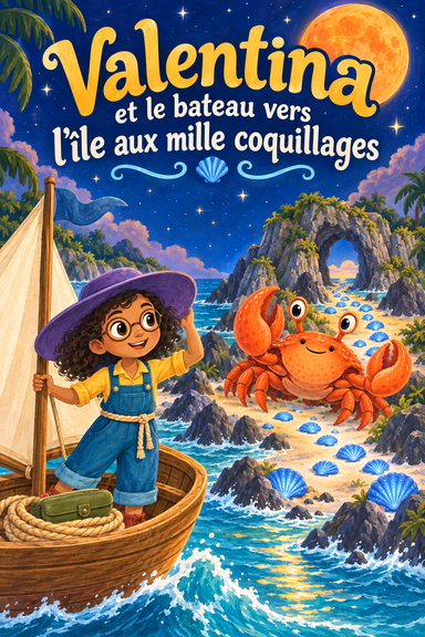 Valentina et le bateau vers l’île aux mille coquillages