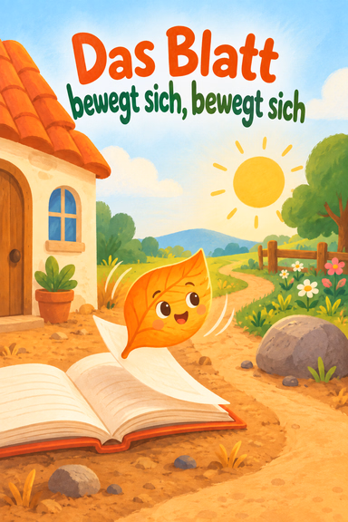 Das Blatt bewegt sich, bewegt sich