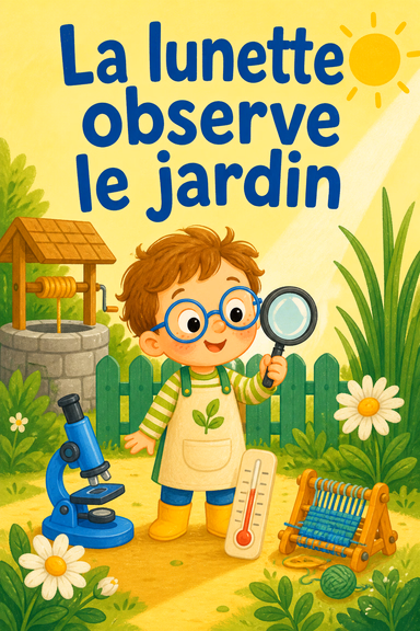 La lunette observe le jardin