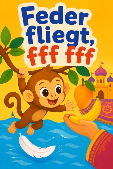 Feder fliegt, fff fff