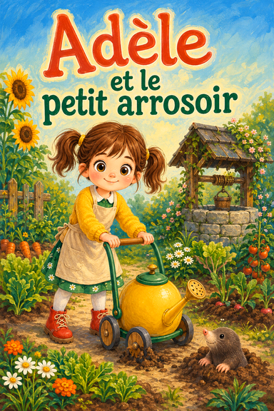 Adèle et le petit arrosoir