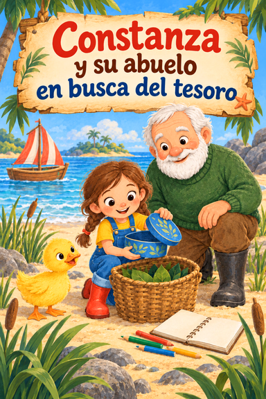 Constanza y su abuelo en busca del tesoro