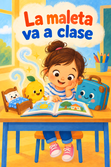 La maleta va a clase