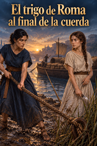 El trigo de Roma al final de la cuerda