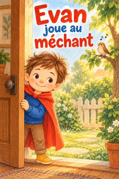 Evan joue au méchant