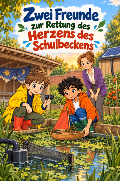 Zwei Freunde zur Rettung des Herzens des Schulbeckens