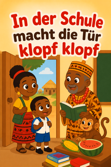 In der Schule macht die Tür klopf klopf