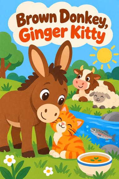 Brown Donkey, Ginger Kitty