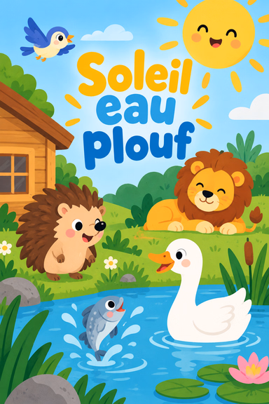 Soleil eau plouf