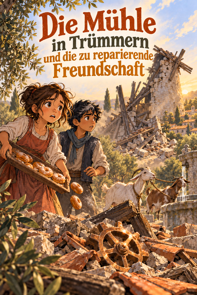 Die Mühle in Trümmern und die zu reparierende Freundschaft