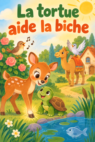 La tortue aide la biche