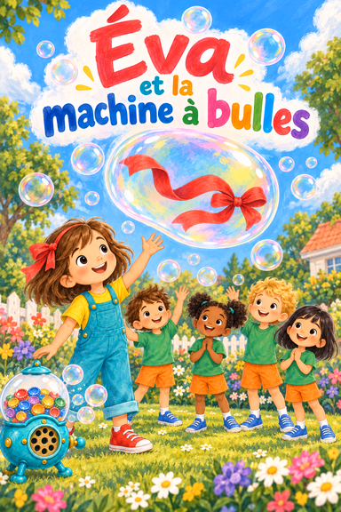 Éva et la machine à bulles