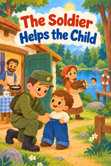 The Soldier Helps the Child