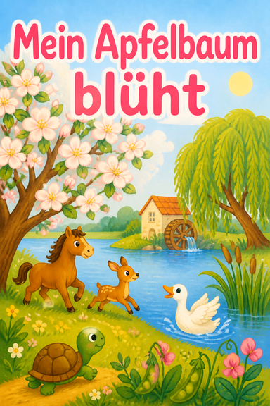 Mein Apfelbaum blüht