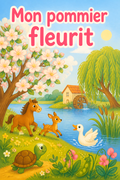 Mon pommier fleurit