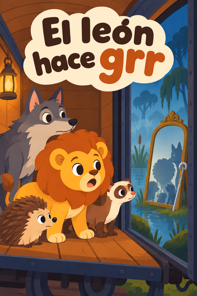 El león hace grr