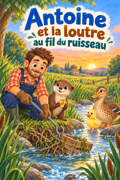 Antoine et la loutre au fil du ruisseau