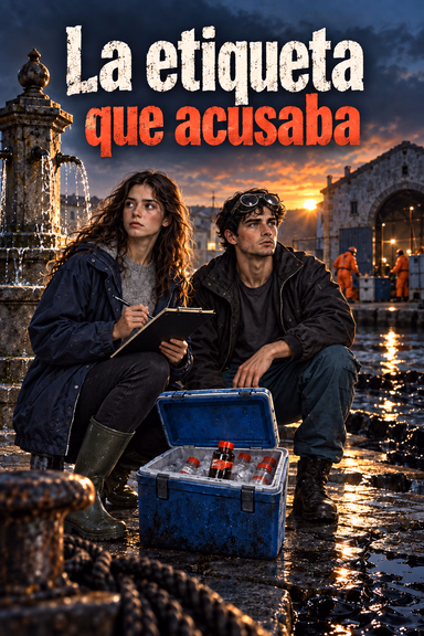 La etiqueta que acusaba