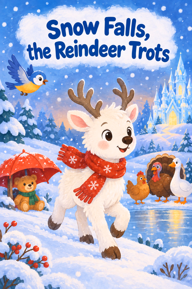 Snow Falls, the Reindeer Trots