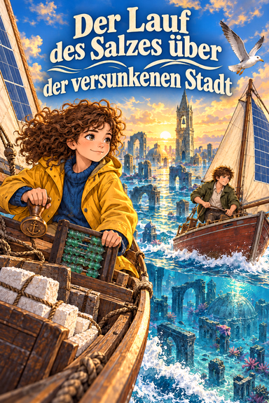 Der Lauf des Salzes über der versunkenen Stadt