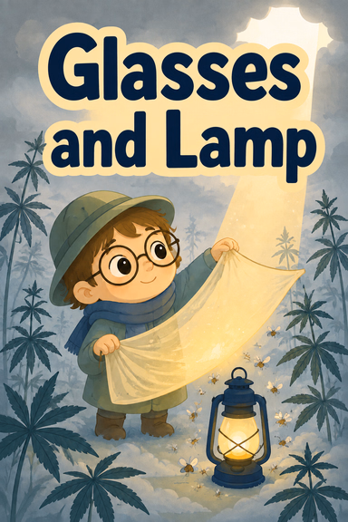 Glasses and Lamp