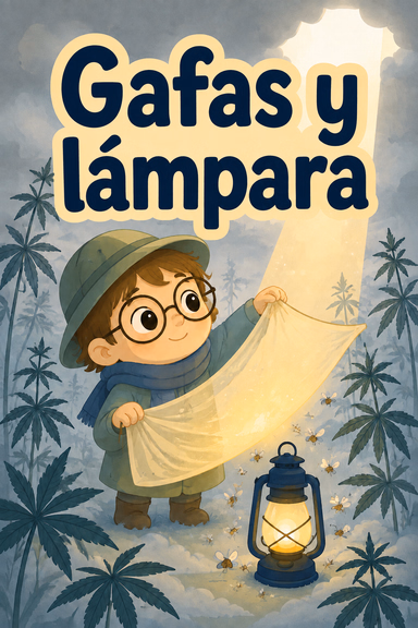 Gafas y lámpara