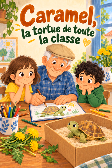 Caramel, la tortue de toute la classe