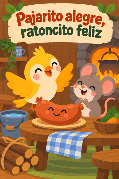 Pajarito alegre, ratoncito feliz
