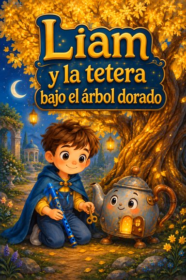 Liam y la tetera bajo el árbol dorado