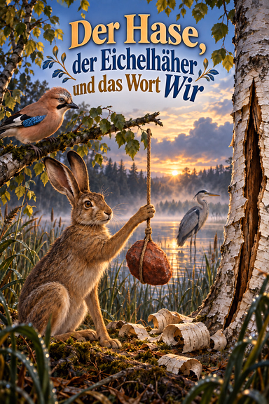 Der Hase, der Eichelhäher und das Wort Wir