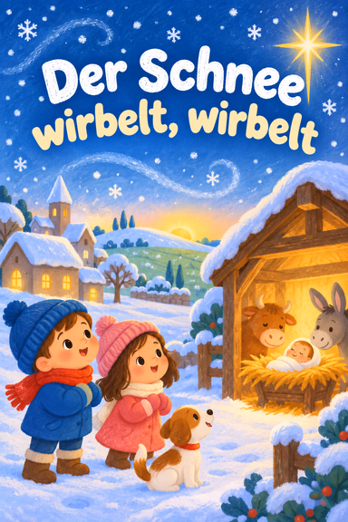 Der Schnee wirbelt, wirbelt