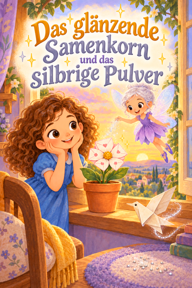 Das glänzende Samenkorn und das silbrige Pulver
