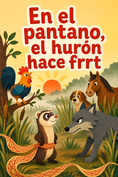 En el pantano, el hurón hace frrt