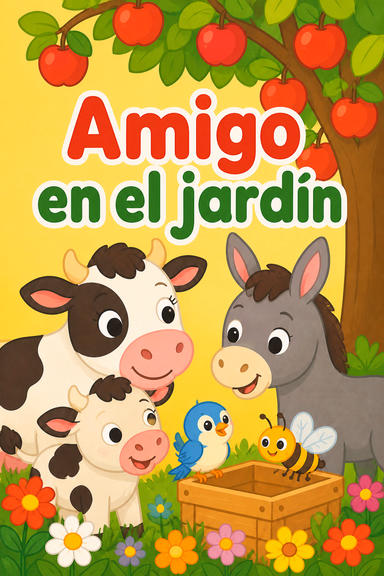 Amigo en el jardín