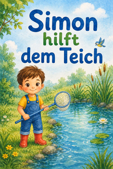 Simon hilft dem Teich