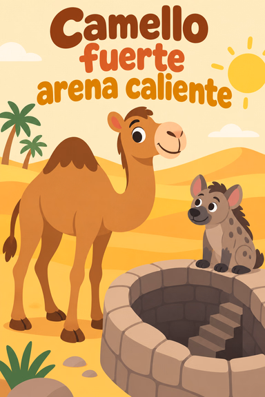 Camello fuerte arena caliente