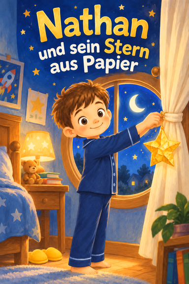 Nathan und sein Stern aus Papier