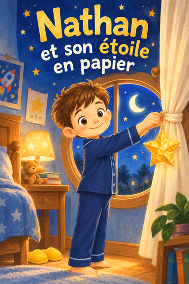 Nathan et son étoile en papier