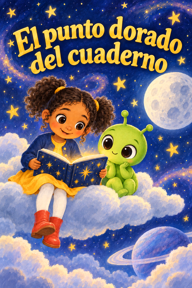El punto dorado del cuaderno