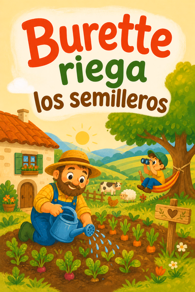 Burette riega los semilleros