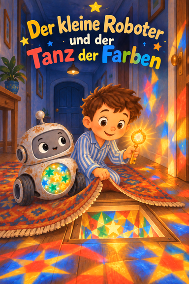 Der kleine Roboter und der Tanz der Farben