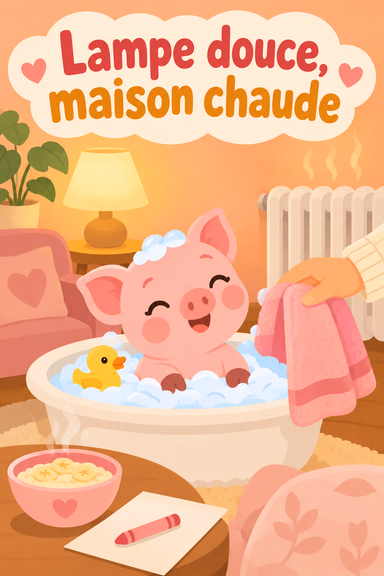 Lampe douce, maison chaude