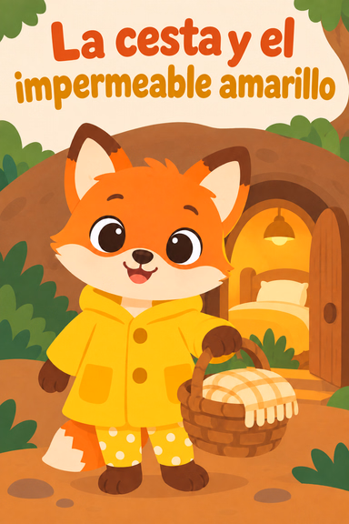 La cesta y el impermeable amarillo