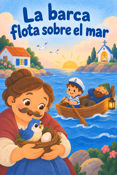 La barca flota sobre el mar