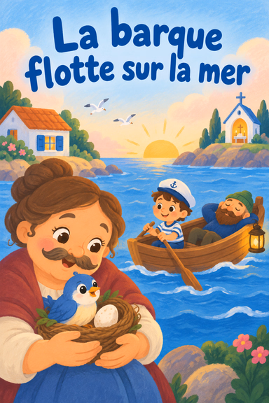La barque flotte sur la mer