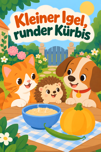 Kleiner Igel, runder Kürbis